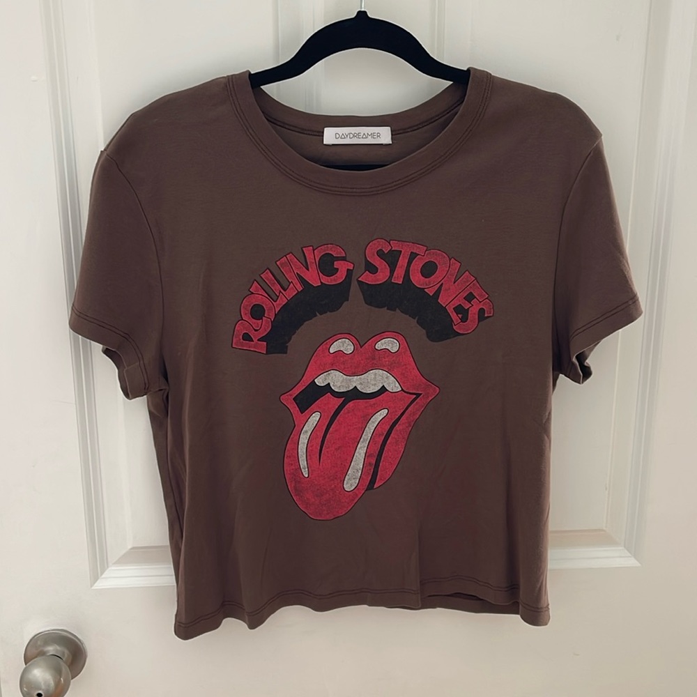 DayDreamer LA Brown Rolling Stones Shirt